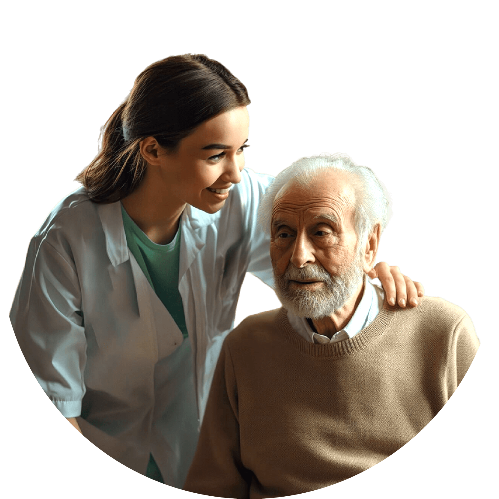 Healthcare Professional with Patient